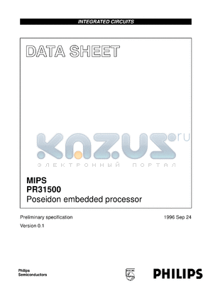 MIPSPR31500 datasheet - Poseidon embedded processor