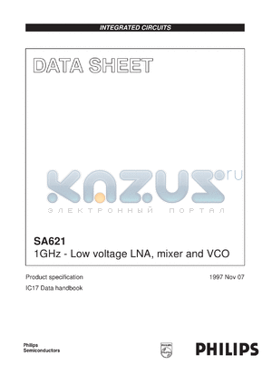 SA621DK datasheet - 1GHz - Low voltage LNA, mixer and VCO