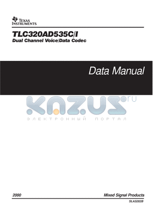 TLC320AD535IPM datasheet - DUAL CHANNEL CODEC W/HYBRID OP AMPS, SPEAKER DRIVER & MICROPHONE INTERFACE