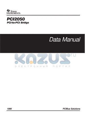 PCI2050GHK datasheet - 32-BIT, 33 MHZ PCI-TO-PCI BRIDGE, COMPACT PCI HOT-SWAP FRIENDLY, 9-MASTER, MICROSTAR PACKAGING