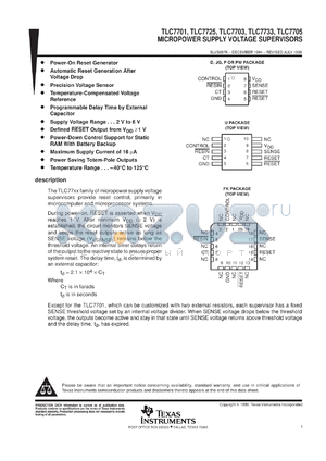 TLC7733IPWLE datasheet - SINGLE SVS FOR 3.3V SYSTEMS W/PROGRAMMABLE TIME DELAY