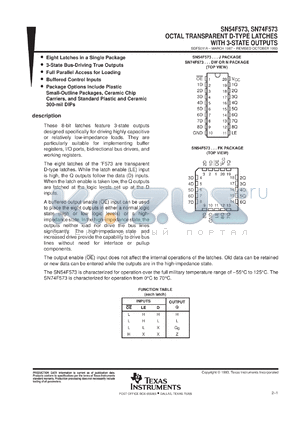 SN74F573DWR datasheet - OCTAL TRANSPARENT D-TYPE LATCHES WITH 3-STATE OUTPUTS