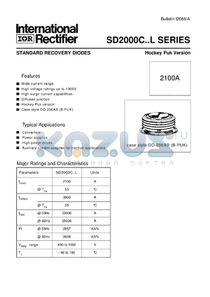 SD80OC24L datasheet - Standard recovery diode