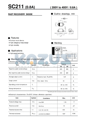 SC211-2 datasheet - Fast recovery diode