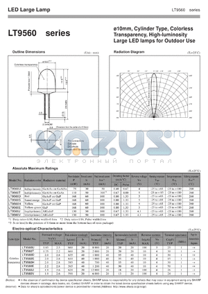 LT9560T datasheet - LED large lamp