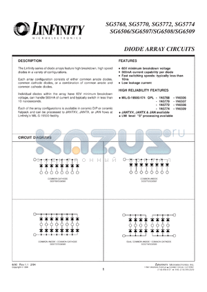 1N5772F datasheet - Diode Array