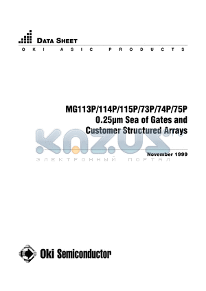 MG113P14 datasheet - SOG series