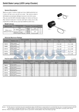 LT6725 datasheet - Solid state lamp