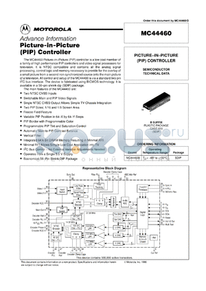 MC44460B datasheet - Picture-in-picture controller