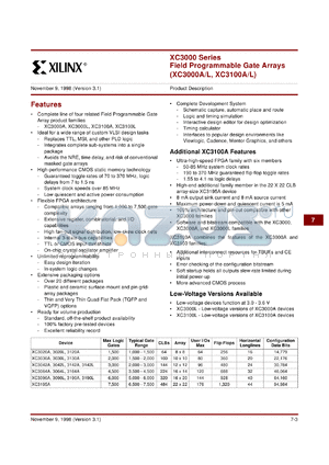 XC3195A-1PC84C datasheet - Field programmable gate array.