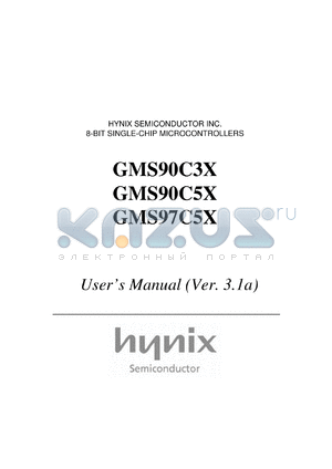 GMS90C31PL24 datasheet - ROM/RAM size:31 bytes/128 bytes, 24 MHz, 4.25-5.5 V, 8 BIT single chip microcontroller