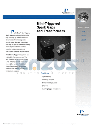 TR-2190 datasheet - Miniature trigger transformer
