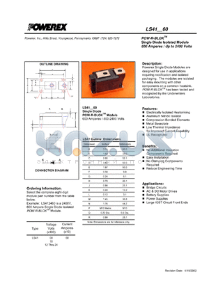 LS411860 datasheet - 1800V, 600A general purpose single diode