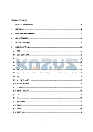 SSD0858Z datasheet - 1.8-3.3V LCD segment / common driver with controller