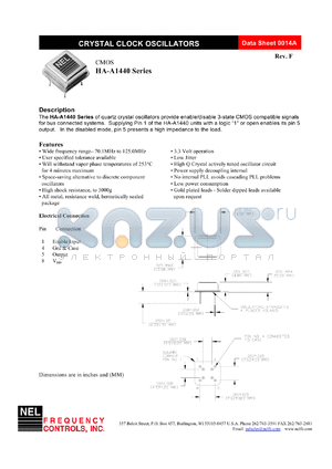 SAA144C datasheet - 3.3 V,+/-100 ppm, CMOS crystal clock oscillator