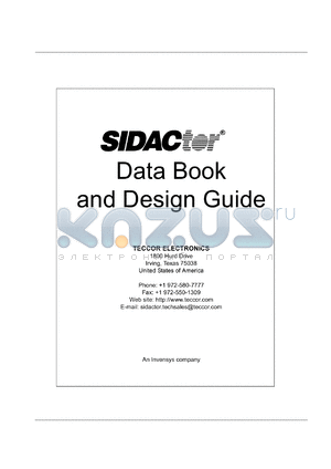 P0640EB datasheet - 58 V, sidactor device