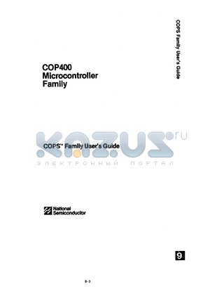 COP321N datasheet - Microcontroller