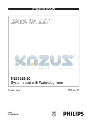 NE56625-20 datasheet - System reset with watchdog timer