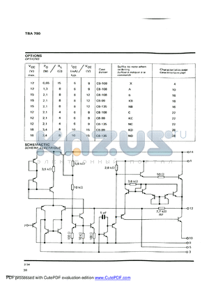 TBA790X datasheet - Single-Channel Audio Power-Output Amplifier