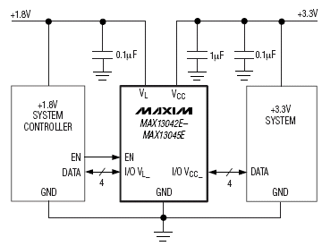    MAX13042E, MAX13043E, MAX13044E, MAX13045E