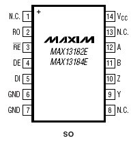   MAX13181E, MAX13182E, MAX13183E, MAX13184E