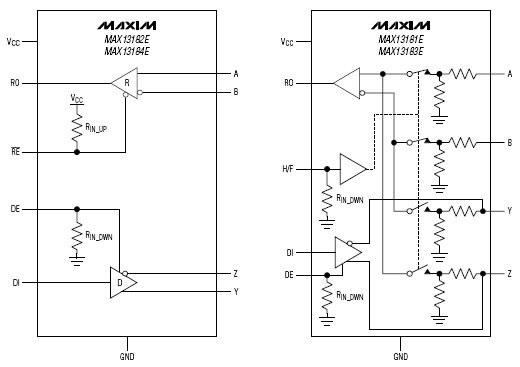   MAX13181E, MAX13182E, MAX13183E, MAX13184E