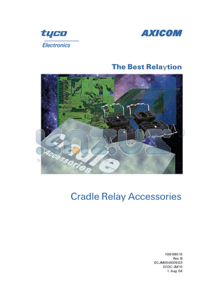 0-1393827-1 datasheet - Cradle Relay Accessories and Mounting