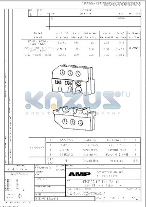 0-519151-9 datasheet - ERGOCRIMP Die Set for Type XII and Type III