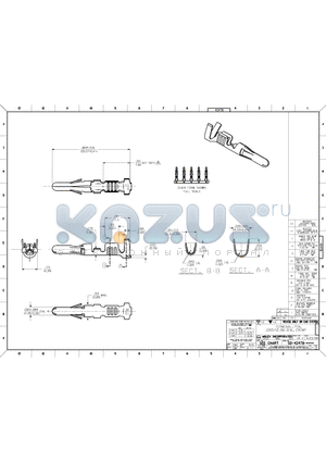 0002092611 datasheet - TERMINAL, PIN, .093/(2.36) DIA., CRIMP