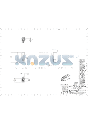 0003-12-6014 datasheet - .125/(3.17) HOUSINGS, PLUG AND RECEPTACLE, 1 CKT