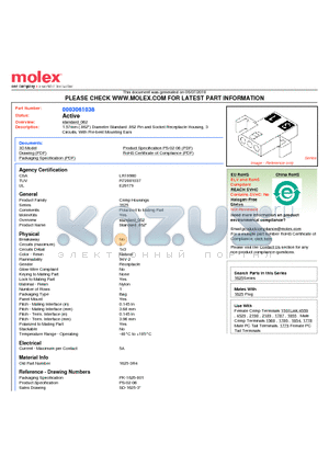 0003061038 datasheet - 1.57mm (.062