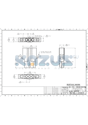 0003091173 datasheet - .093/(2.36) HOUSINGS; PLUG AND RECEPTACLE; 3 CIRCUIT