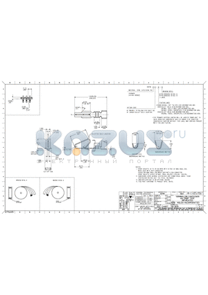 0008-50-0116 datasheet - TERMINAL, DBL.CANTILEVER KK CRIMP TYPE BIFURCATED