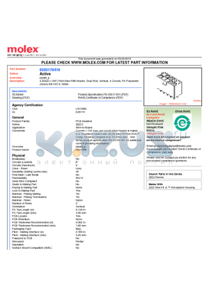 35317-0410 datasheet - 4.20mm (.165