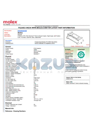 35363-0354 datasheet - 2.00mm (.079