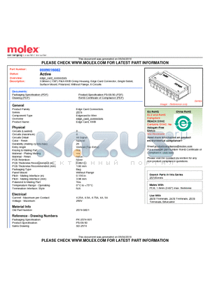 0009016082 datasheet - 3.96mm (.156