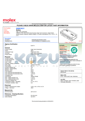 0009016211 datasheet - 3.96mm (.156