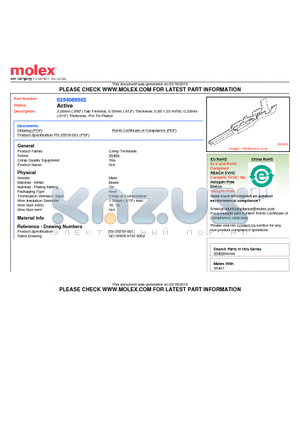 35408-9502 datasheet - 2.28mm (.090