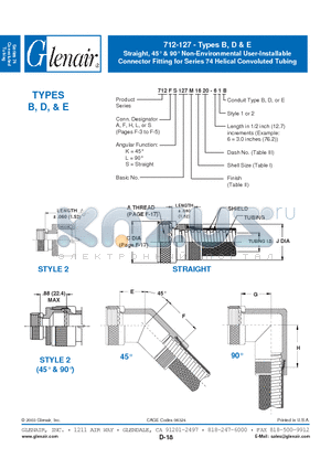 712SS127M16 datasheet - Non-Environmental User-Installable