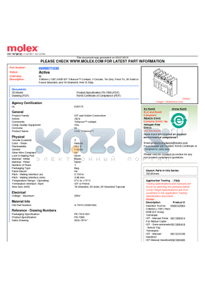 0009071030 datasheet - 3.96mm (.156