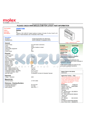 0009071088 datasheet - 3.96mm (.156