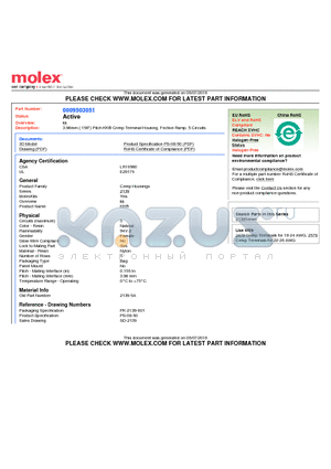 0009503051 datasheet - 3.96mm (.156