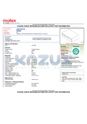 0009508140 datasheet - 3.96mm (.156