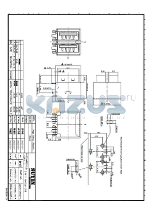 2553A-08G5T-A datasheet - 2 IN 1 VERTICAL USB