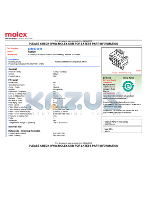 35527-1015 datasheet - 6.35mm (.250