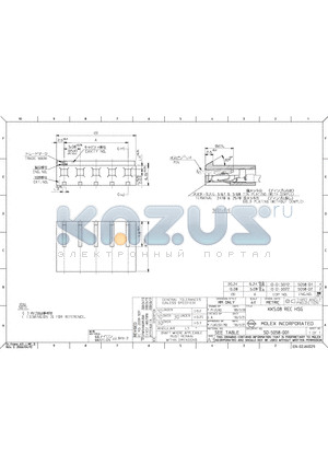 0010-01-5032 datasheet - KK5.08 REC HSG