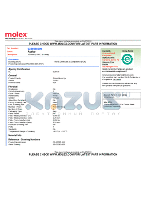 35565-0300 datasheet - 2.29mm (0.090