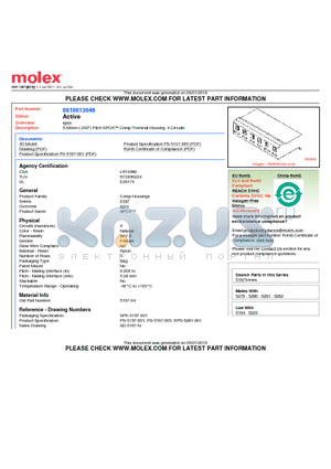 0010013046 datasheet - 5.08mm (.200