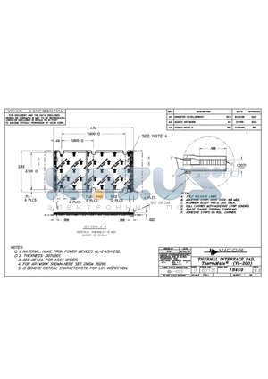 19459 datasheet - THERMAL INTERFACE PAD, (VI-200)