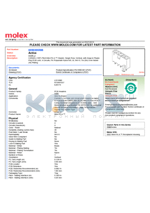 50-30-4466 datasheet - 4.20mm (.165